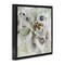Stupell Industries Solemn Neutrals Abstraction Black Framed Floater Canvas Wall Art, design by Liz Jardine